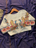 Khadi Cotton Jari Lining Blouse